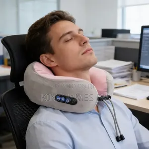 Portable U-Shaped Neck Pillow Massager – Smart Comfort