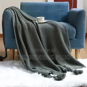 Sofa Throw Knitted Blanket