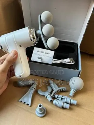 Triple Head Muscle Massager – Professional Therapy Device