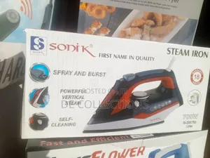 Sonik 700w Steam Iron With Spray, Burst Vertical Steam –