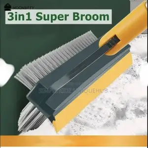 Multipurpose 3 in 1 Floor Brush With Wiper