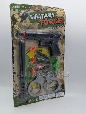 Military Force Kids Toy Gun Set Ages 3+