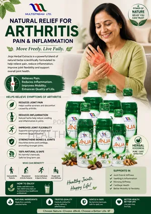 Arthritis Natural Treatment With Jinja Herbal From Multistream