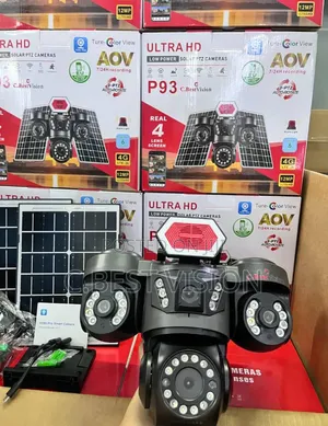 P93 V380 4lens Camera With Double Panel,