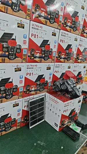 P81 V380 4lens Camera 4g Solar PTZ Security