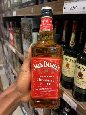 Jack Daniels ( Fire ) Cartoon by ( 12 Bottles )