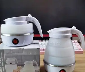 Collapsible Electric Kettle - Silicone Mini Portable Foldable Kettle