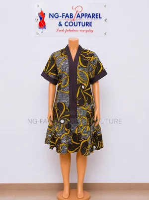 Elegant Ankara Ready-to-Wear Dress