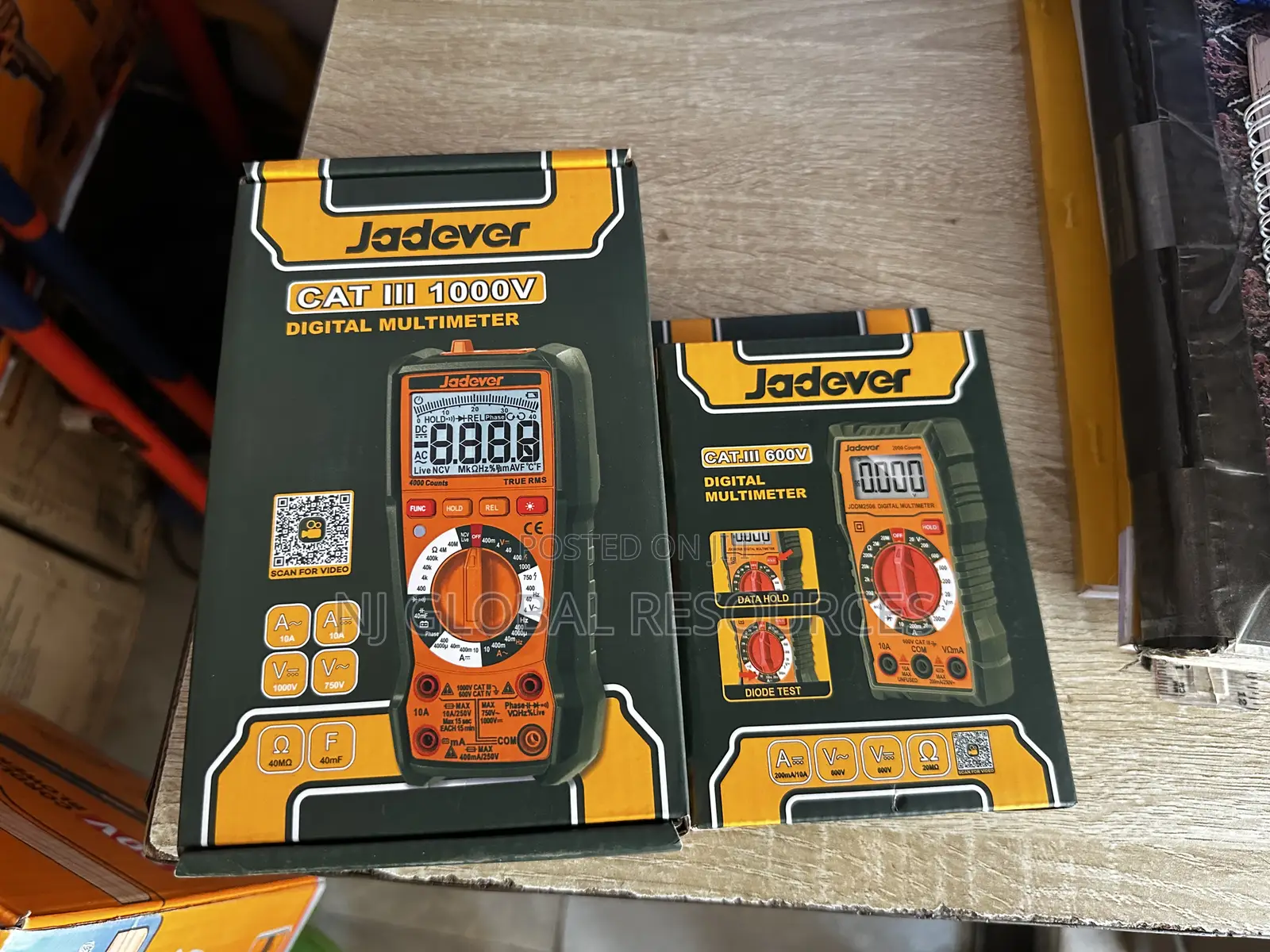 Digital Multimeter Jadever 1000v