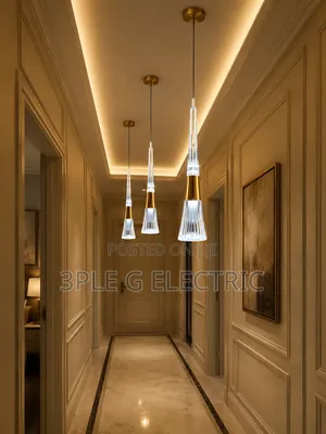 Gold Body Single Pendant Light