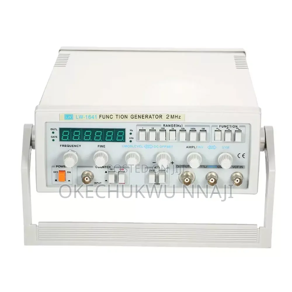 Signal Function Generator Lw-1641 Frequency Range 0.1hz-2mhz Sine.