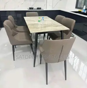 Mable Top Dining Table and Chairs