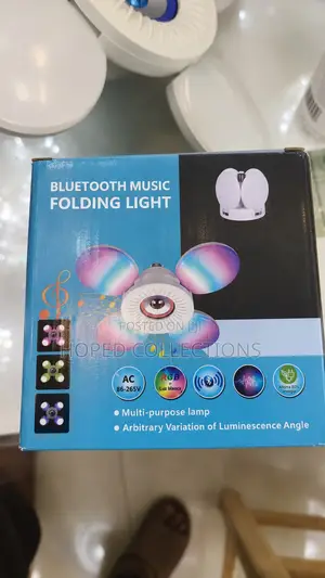Orbit Bluetooth Speaker With Folding Multi Colour Light