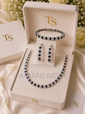 Trending Black Gold Luxury Jewelry Set