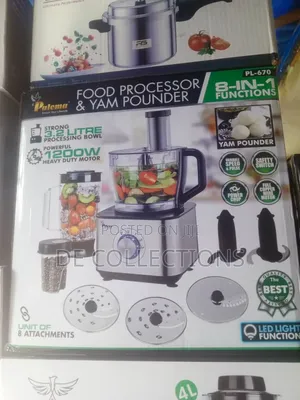 Paloma Food Processor and Yam Pounder 1200wtts
Brand