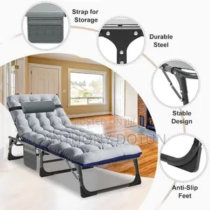 Relaxing Bed With Cushion - Gray