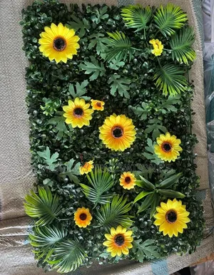 Artificial Wall Flower -Mat (15x23inches)