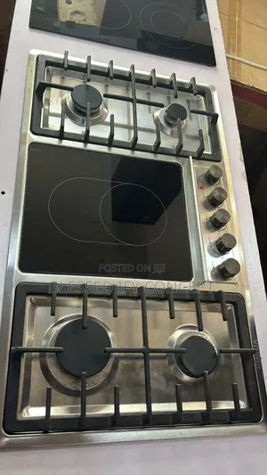 5 Burner Electric and Gas Stainless