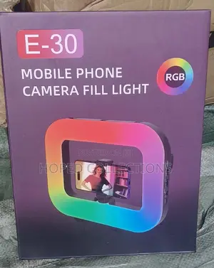 E-30 Mobile Camera Fill Light Rgb With Tripod