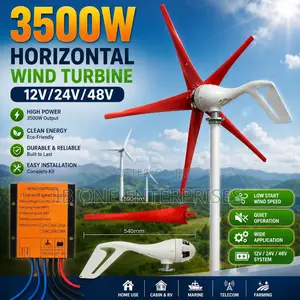 Upgrade Your Energy System With 3500w 48v Wind Turbine Today!