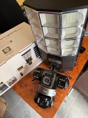 V380 Pro Solar Street Light With CCTV Camera -800w