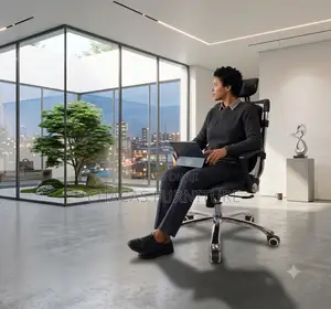 Ergonomic High-Back Double-Lumbar Office Chair