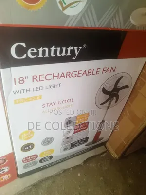 Century 16 ''Rechargeable Fan (Frc-40-D) + Remote Control