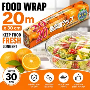 Food Wrap 20m Roll Length (30cm Wrap Width)
