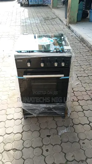 Bruhm 50x50 Gas Cooker With Oven Grill 3 Gas + 1 Electric Uk Used