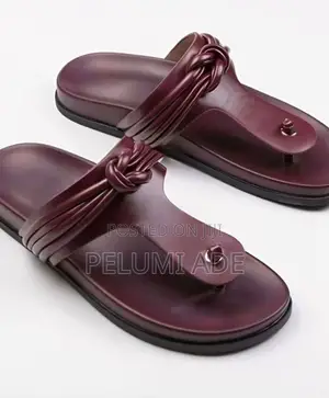 High Quality Leather Slide