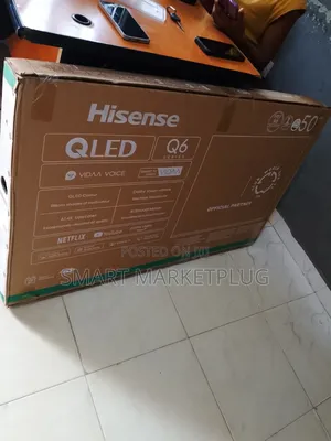 Brand New Hisense 50q6q Smart Led Television-Wifi+ Prime Video