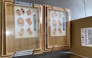 3in1 Quality Bamboo Tray Set