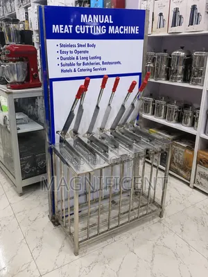 Stainless Steel Manual Meat Cutting Machine for Butcheries Restauran