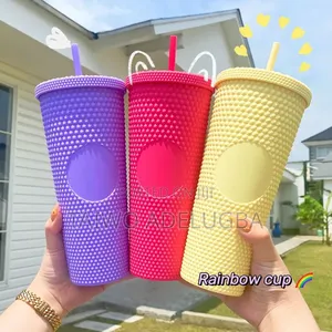Pimples Cup and Straw