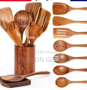 7-Piece Natural Teak Wood