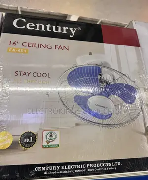 Century Fa-401 16-Inch Orbit Ceiling Fan With Automatic Oscillation