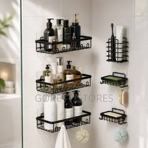 6in1 Bathroom Corner Shower Caddy/Organizer