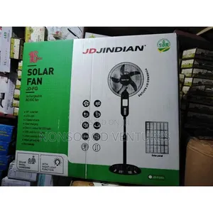 16" Rechargeable Solar Standing Fan