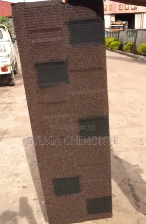 Brown Shingles With Black Patch With 50 Years Warranty