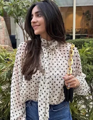 Polka Dot Top Available in Black and White Only 
Sizes L Xl XXL