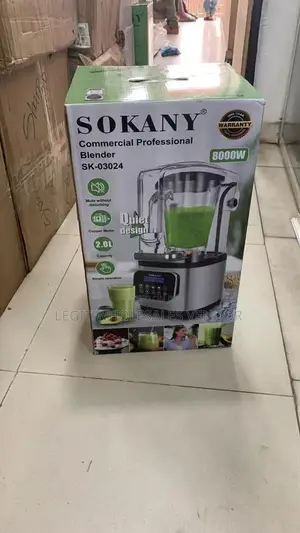 8000 Watts Sokany Industrial Soundproof Blender