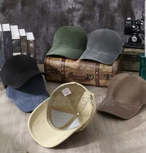 Quality Imported Plain Suede Baseball Cap