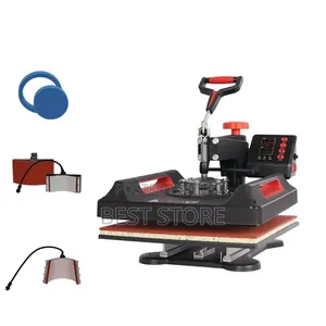 5 in 1 Heatpress Combo Cap Press Mug Press Plate and Shirt 38*29