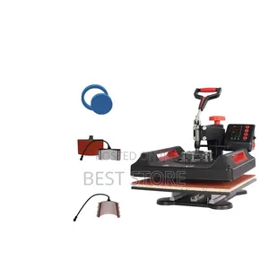 5 in 1 Heatpress Sublimation Cap Press Mug Press Plate and Shirt 38*29