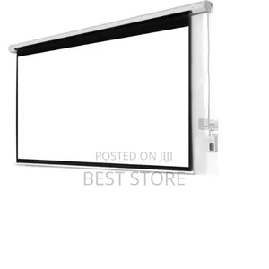 96 X96electric Motorized Projector Screen Wall Mount 16:9