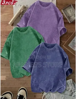 Original Oversized Acid Wash Plain T-Shirt