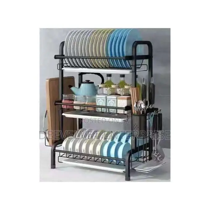 3 Tier Multifunctional Dish Rack