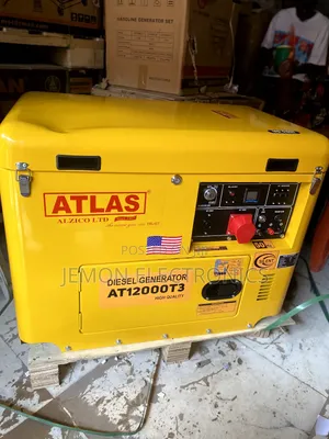12.5kva 3-Phase Atlas Soundproof Diesel Generator