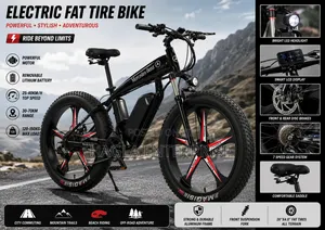Mercedes-Benz Style Electric Fat-Tire Bicycle