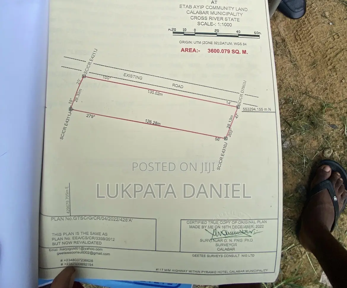 Land in Calabar, Tinapa Road and Bypass